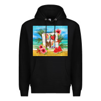 Black summer mama Premium Hoodie - TumblerDesignByShophia