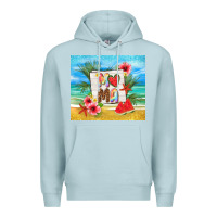 Blue Mist summer mama Premium Hoodie - TumblerDesignByShophia