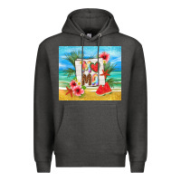Charcoal Heather summer mama Premium Hoodie - TumblerDesignByShophia