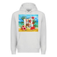 Dove Grey summer mama Premium Hoodie - TumblerDesignByShophia