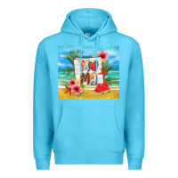 Ocean Blue summer mama Premium Hoodie - TumblerDesignByShophia