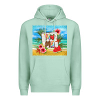 Seafoam summer mama Premium Hoodie - TumblerDesignByShophia