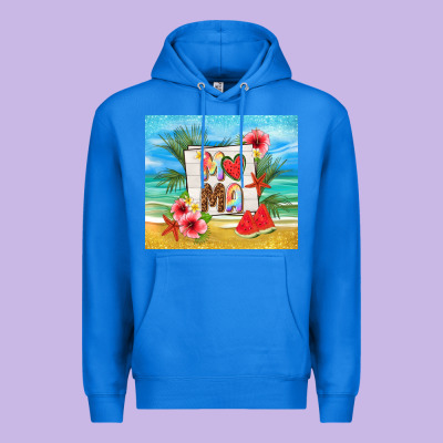 Summer Mama Premium Hoodie Designed By Tumblerdesignbyshophia