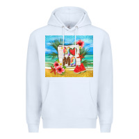 White summer mama Premium Hoodie - TumblerDesignByShophia