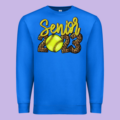 2023 Senior Softball Premium Sweatshirt Designed By Howdyjamesfarm