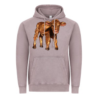 Vintage Zinc red angus calf Vintage Hoodie - LillyAllenDesigns