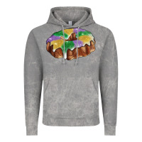 Cloud Rock Mardi gras king cake Vintage Hoodie - RanaPortraitStore