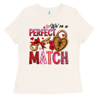 Bone we're a perfect match Ladies Tee - OliviaCreatesArt