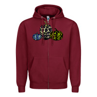 Burgundy pumpkin Zipper Hoodie - Bettercallsaul