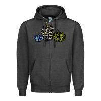 Charcoal Heather pumpkin Zipper Hoodie - Bettercallsaul