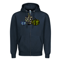 Navy pumpkin Zipper Hoodie - Bettercallsaul