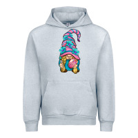Heather Grey Easter Gnome Urban Hoodie - BundleAndBundleShop