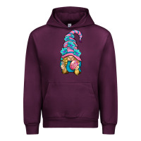 Mauve Wine Easter Gnome Urban Hoodie - BundleAndBundleShop