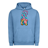 Pigment Pebble Blue Easter Gnome Urban Hoodie - BundleAndBundleShop