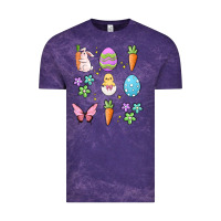 Cloud Purple easter elementary Vintage Tee - MaliasSmallBusiness