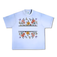 Grape Ice wildflower your text here Urban Heavy Tee - MaliasSmallBusiness