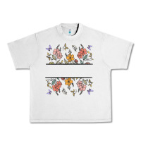 Lunar Rock wildflower your text here Urban Heavy Tee - MaliasSmallBusiness