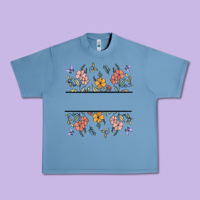Wildflower Your Text Here Urban Heavy Tee Designed By Maliassmallbusiness