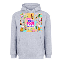Heather Grey let's make pour decisions Heavyweight Hoodie - TumblerDesignByShophia