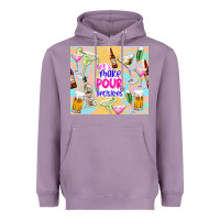 Lavender let's make pour decisions Heavyweight Hoodie - TumblerDesignByShophia