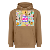 Toasted Coconut let's make pour decisions Heavyweight Hoodie - TumblerDesignByShophia