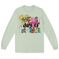 Matcha my first day of 1st grade Long Sleeve Tee - NancyCooperArtShop