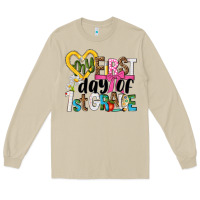 Mushroom my first day of 1st grade Long Sleeve Tee - NancyCooperArtShop