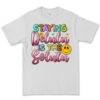Dove Grey staying delulu is the solulu Premium Tee - Artiststas