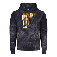 Cloud Black simmental calf Vintage Hoodie - LillyAllenDesigns