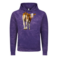 Cloud Purple simmental calf Vintage Hoodie - LillyAllenDesigns