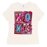 Xoxo With Roses And Candies Olivia Ladies Tee | Teevron