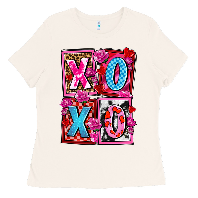 Xoxo With Roses And Candies Olivia Ladies Tee by OliviaCreatesArt | Teevron
