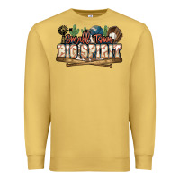 Antique Gold Small town big spirit Baseball Premium Sweatshirt - HowdyJamesFarm