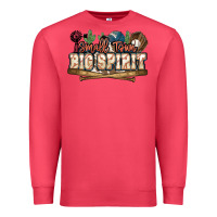 Cardinal Small town big spirit Baseball Premium Sweatshirt - HowdyJamesFarm