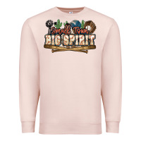 Pale Pink Small town big spirit Baseball Premium Sweatshirt - HowdyJamesFarm