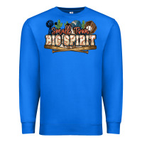 True Royal Small town big spirit Baseball Premium Sweatshirt - HowdyJamesFarm