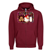 Burgundy john henry Zipper Hoodie - Bettercallsaul