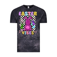 Cloud Black easter vibes peep faux sequin Vintage Tee - MaliasSmallBusiness