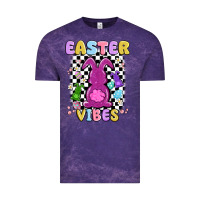 Cloud Purple easter vibes peep faux sequin Vintage Tee - MaliasSmallBusiness