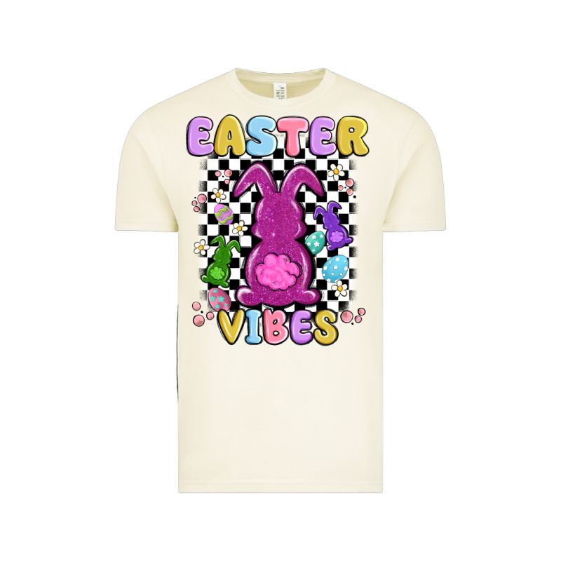 Easter Vibes Peep Faux Sequin Vintage Tee by MaliasSmallBusiness | Teevron