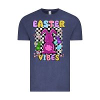Vintage Denim easter vibes peep faux sequin Vintage Tee - MaliasSmallBusiness