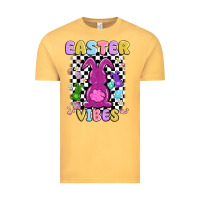 Vintage Mustard easter vibes peep faux sequin Vintage Tee - MaliasSmallBusiness
