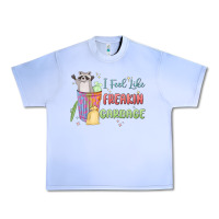 Grape Ice i feel like garbage raccoon Urban Heavy Tee - MaliasSmallBusiness