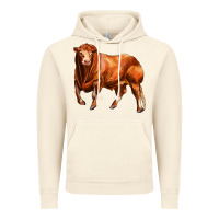 Vintage Artic red angus bull Vintage Hoodie - LillyAllenDesigns