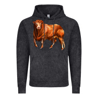 Vintage Black red angus bull Vintage Hoodie - LillyAllenDesigns
