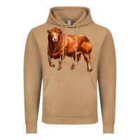 Vintage Camel red angus bull Vintage Hoodie - LillyAllenDesigns