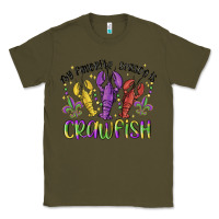 Army Green my favorite season is crawfish Classic Tee - MaliasSmallBusiness