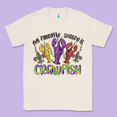 My Favorite Season Is Crawfish Classic Tee Designed By Maliassmallbusiness