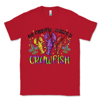 Red my favorite season is crawfish Classic Tee - MaliasSmallBusiness