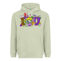 Matcha Mardi Gras ICU Nurse Heavyweight Hoodie - HowdyJamesFarm